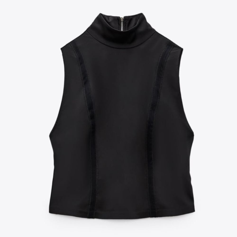 ZARA satin top NEW